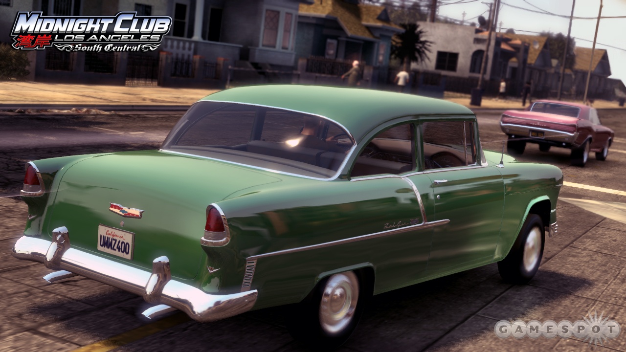 The 1955 Chevy Bel Air, one of nine new vehicles.
