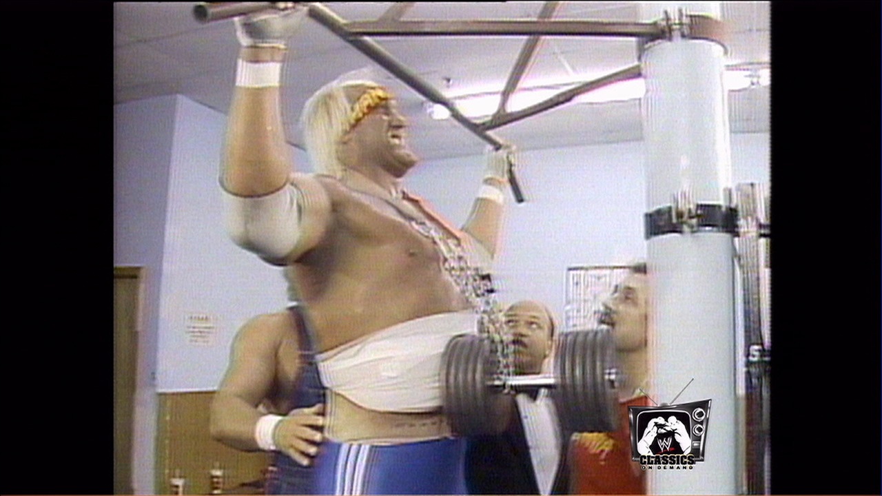 "It's all about my Hulkamaniac workout routine, brother!"