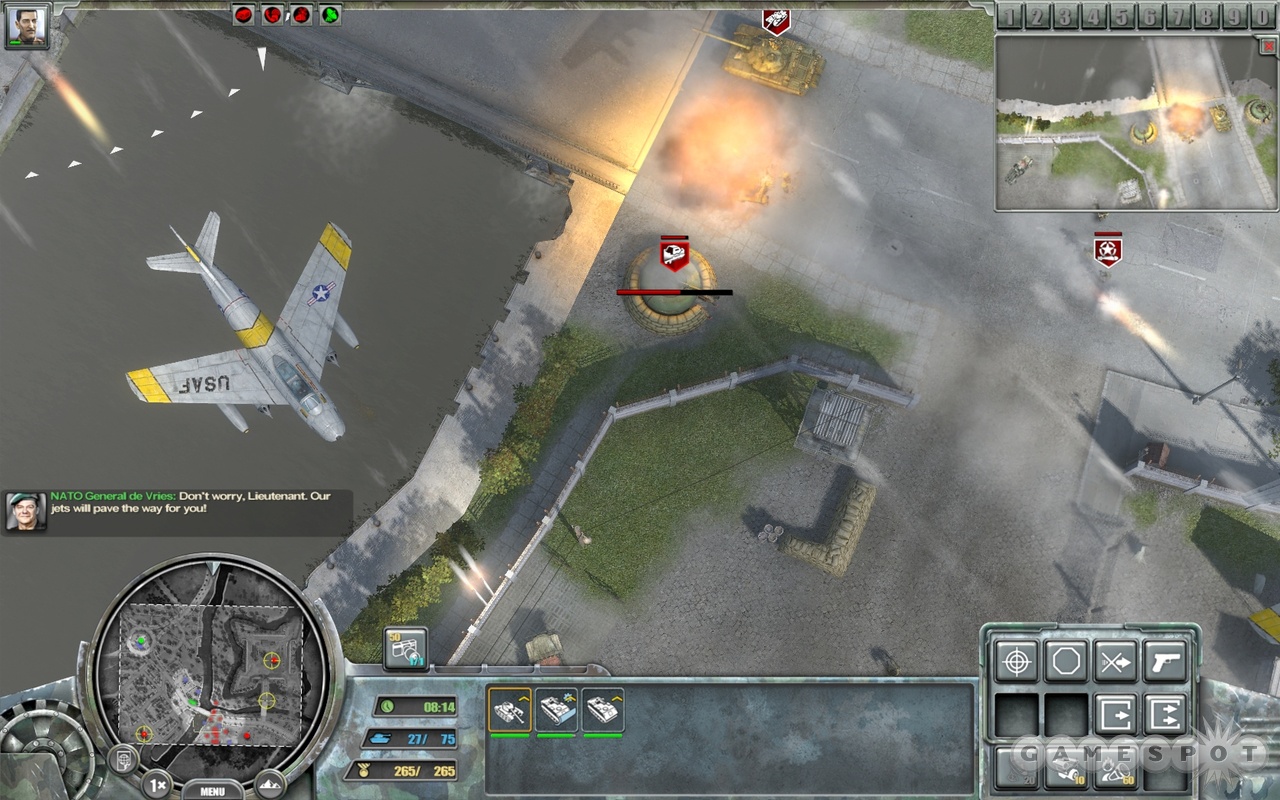 The ability to call in jet support is a nice plus that didn't exist back when Codename Panzers actually featured Panzers.