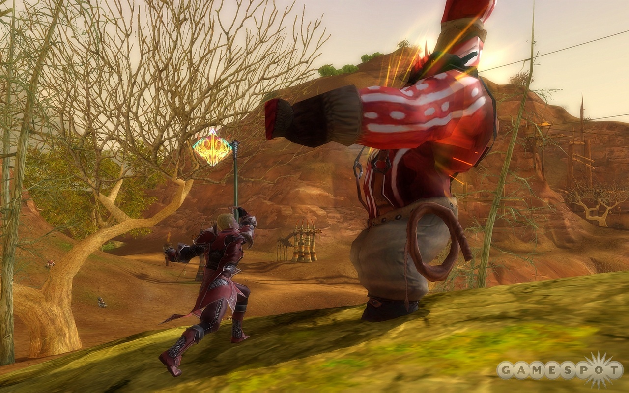 Aion's combat system is designed to be much more dynamic than sitting around pressing hotkeys.