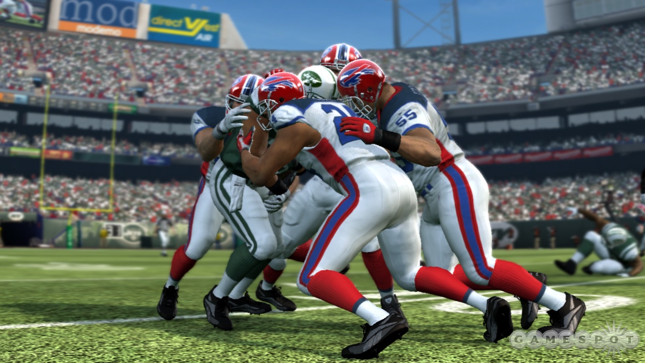 Gang tackles arrive in Madden, courtesy of EA Sports' new 'Pro-Tak' technology.