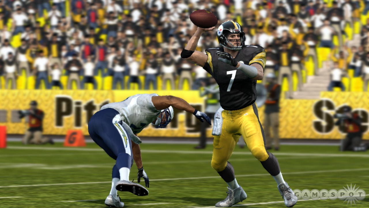 In the game, Big Ben will be just as elusive in the pocket as he is in real life.
