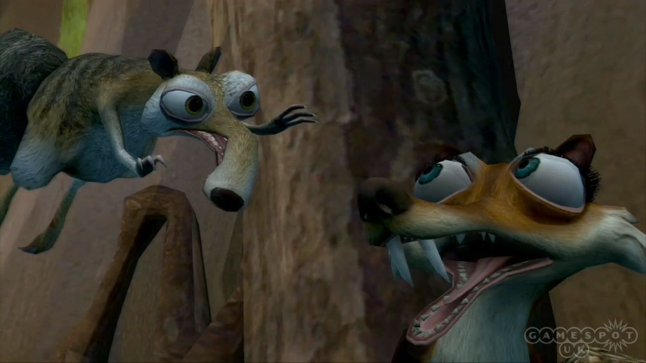 Scrat meets Scratte--a potential love interest, as well as a rival for his acorns.