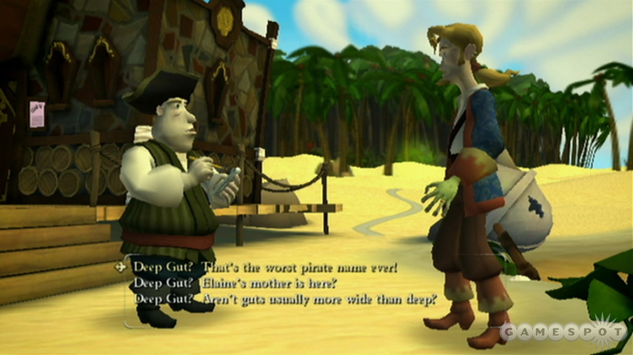 Guybrush always has a number of cheeky responses on hand.