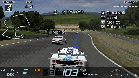Tons of tracks and cars makes GT for PSP the most content-rich GT game yet.