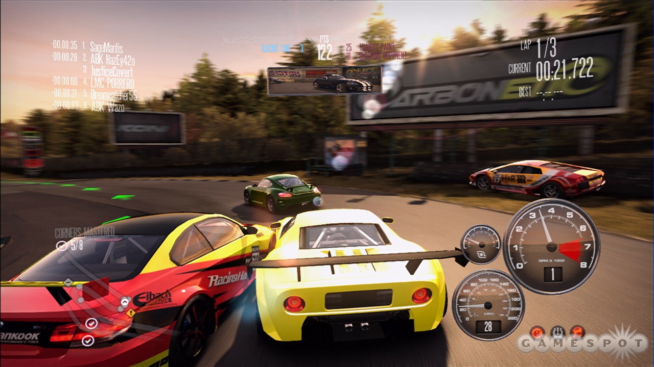 Online races can be eventful to say the least.
