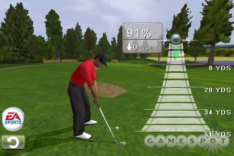The game offers numerous features that collectively give you great control over your swing.