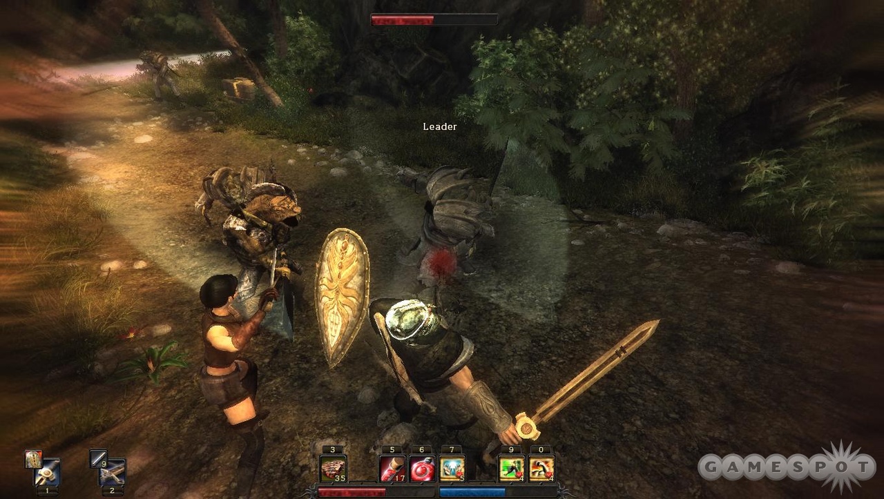 Giant lizards are scary. Giant lizards in armor are terrifying.
