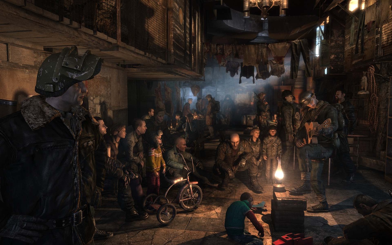 In Metro 2033, the Moscow underground network has become the last refuge for humanity.