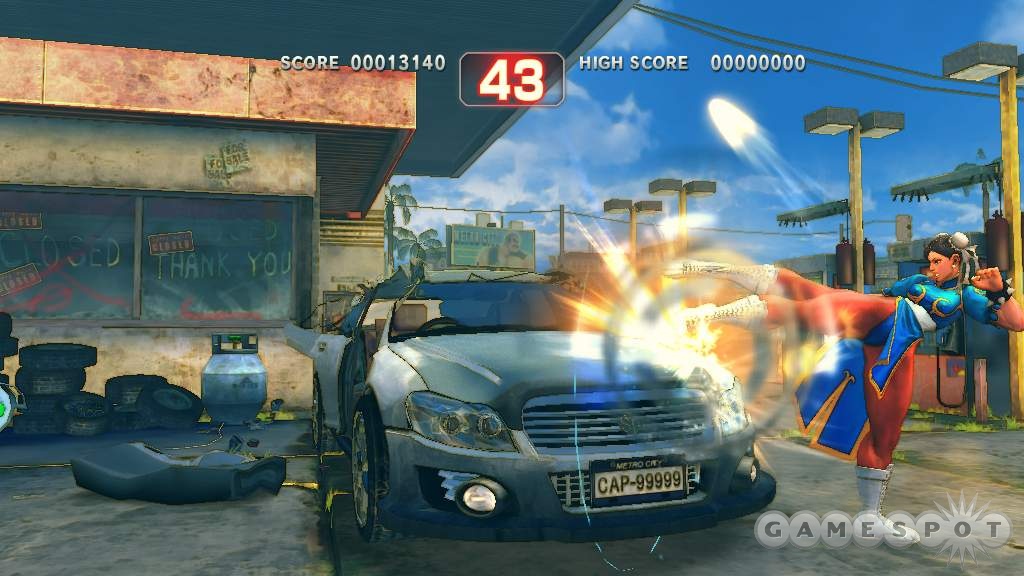 How many cars will Ricardo destroy in Super Street Fighter IV?