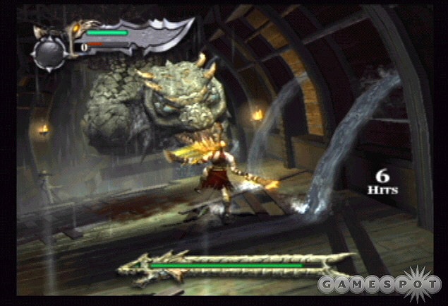 god of war 1 - in cutscenes black bar on bottom