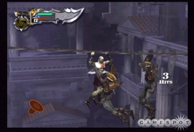 Use light attacks followed by a grab to toss the undead off of the rope.