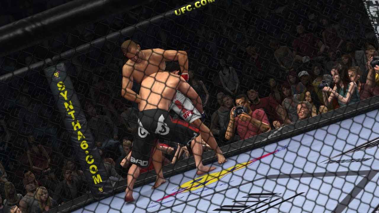 The cage is your friend and your foe in UFC 2010.