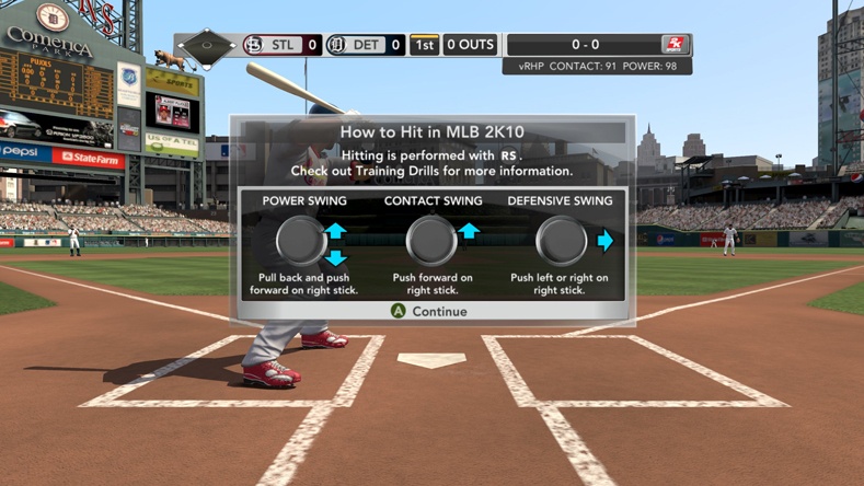 Your options when batting are now much more realistic.