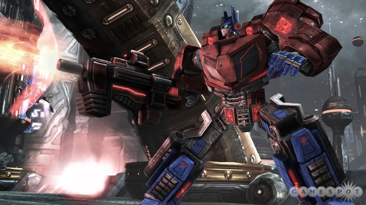 Optimus Prime with no lips.