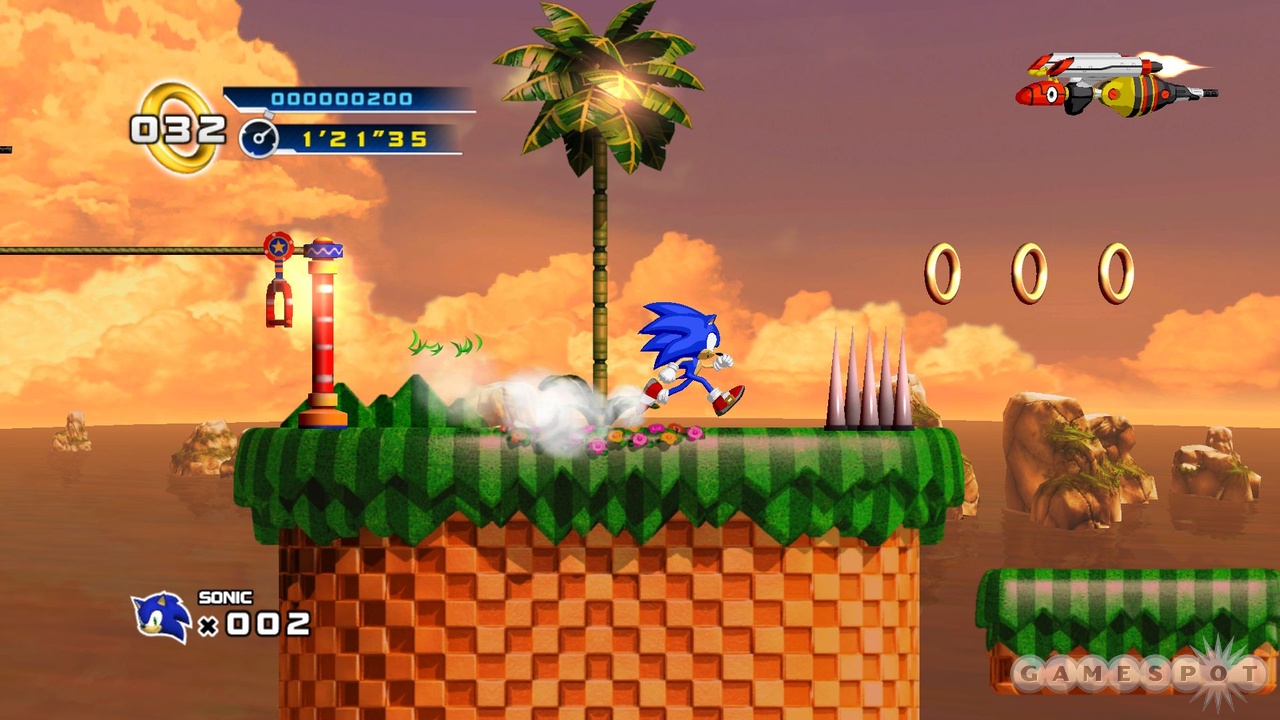 Sonic 4 features some familiar enemies.