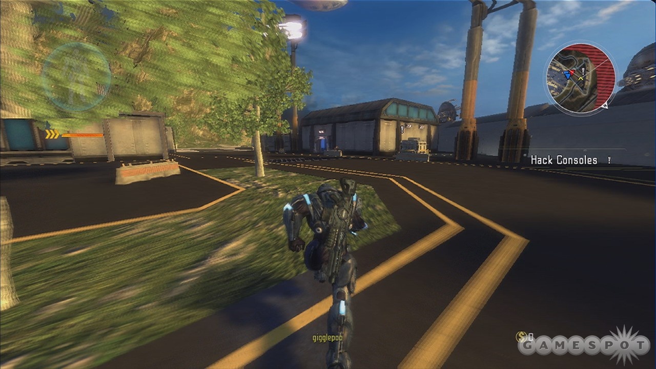 When you kick into overdrive, the game moves into a third-person perspective.