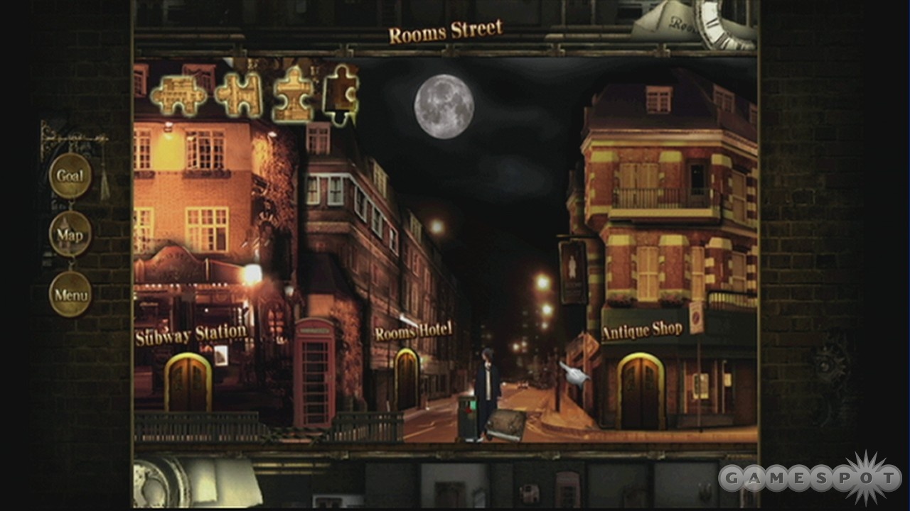 The locations on Rooms Street hide items that will help you progress.
