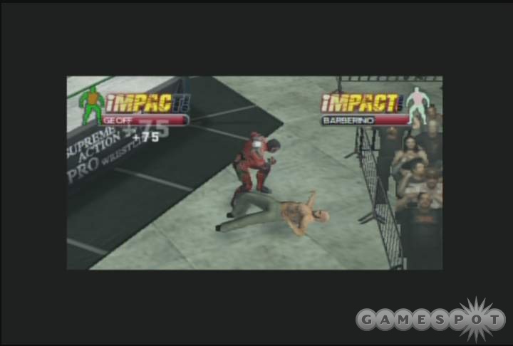 TNA for PSP has much the same content as its console cousins.