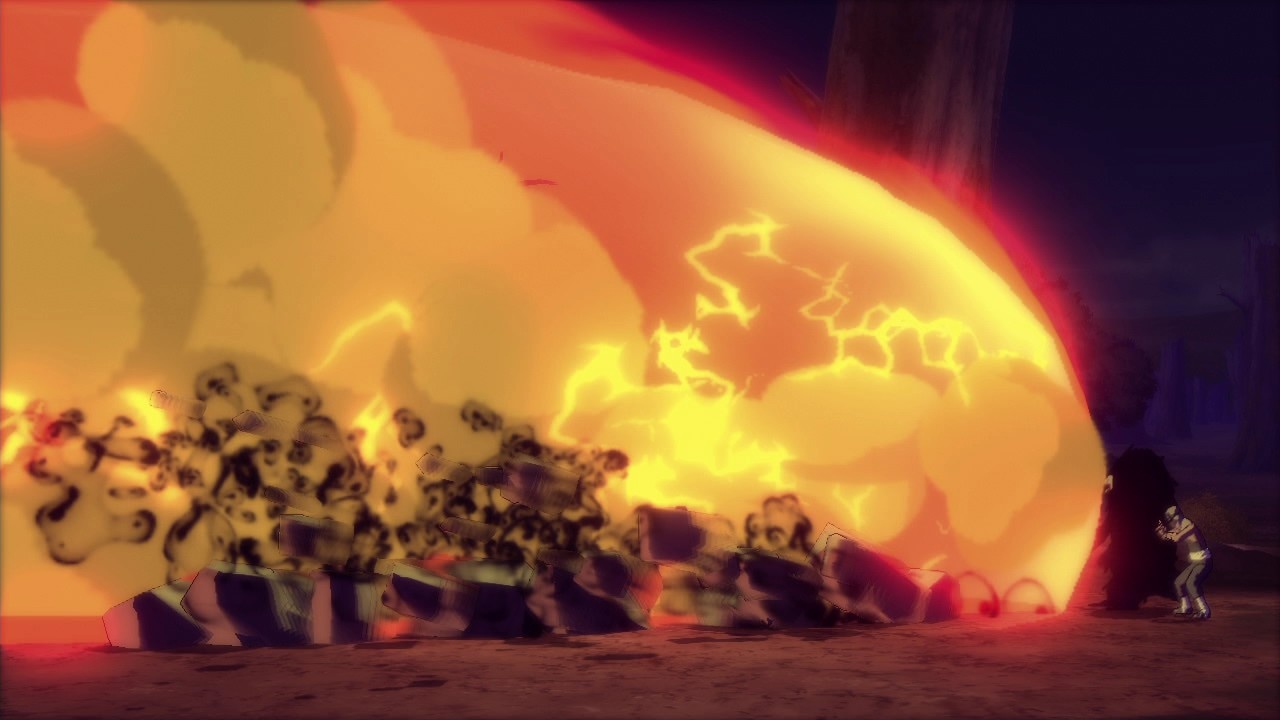 Over-the-top explosions are a regular occurrence in Naruto.