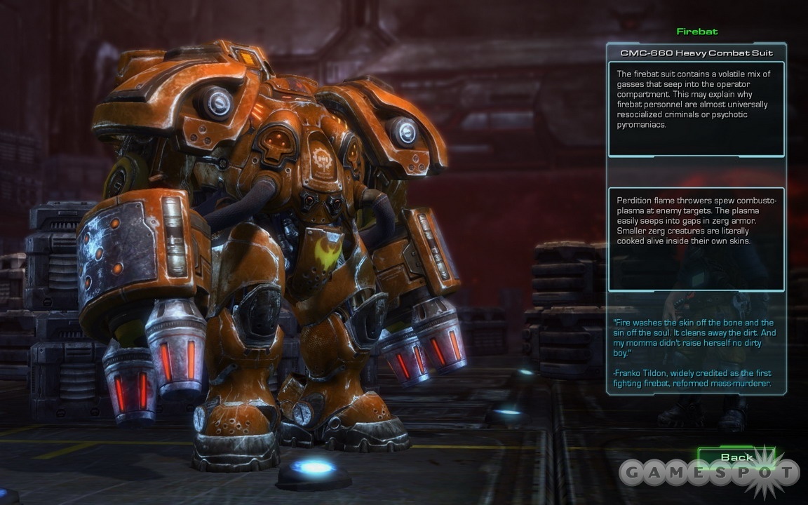 While the beta is still very much being worked on, so is the campaign, which features exclusive units like the Terran firebat.