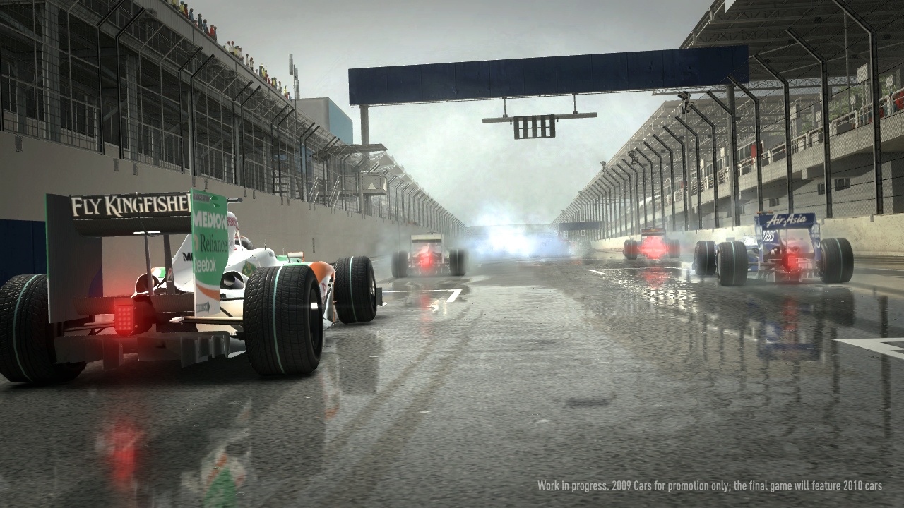 Wet weather makes things more interesting in real-life F1, and should do the same in F1 2010.