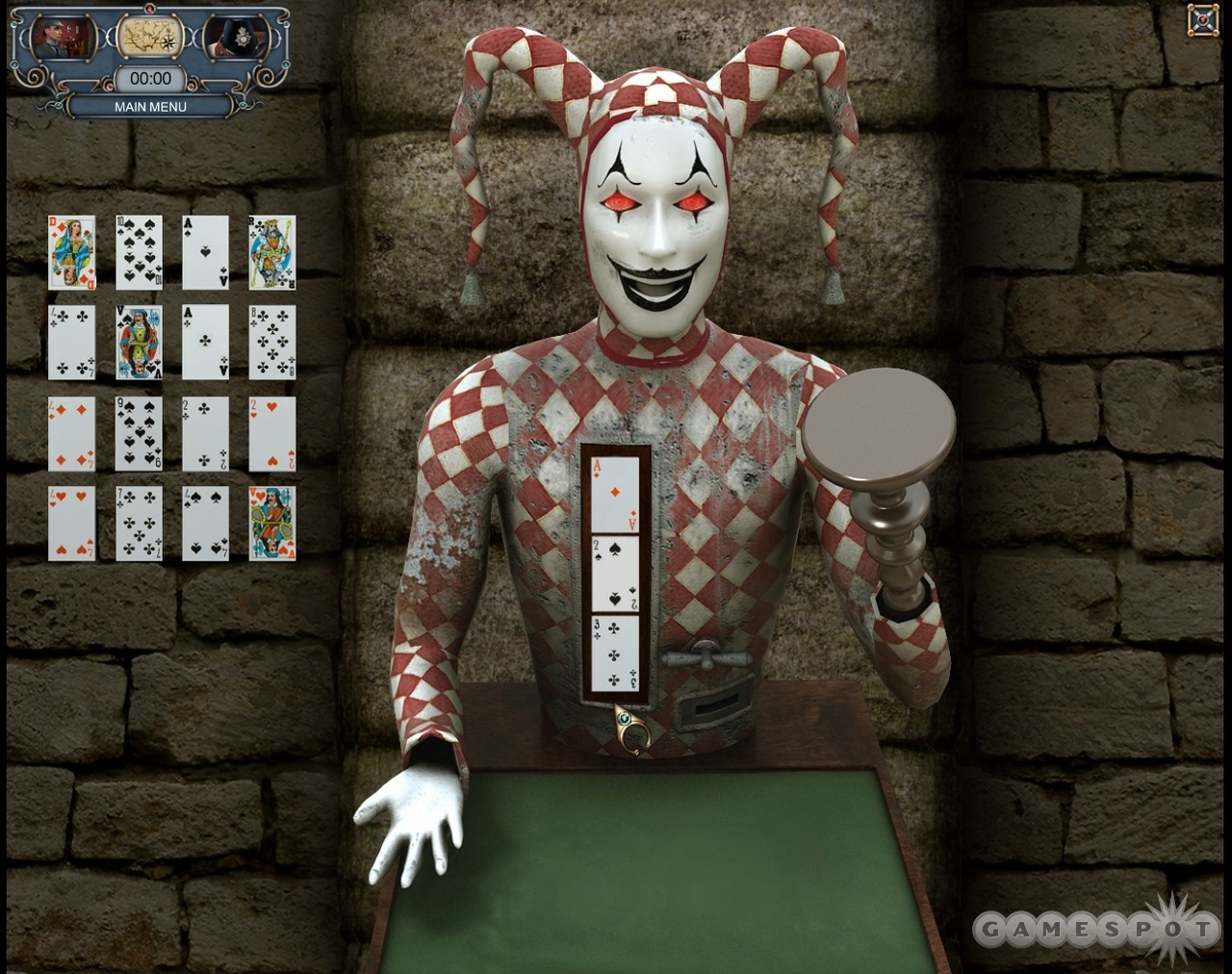 This joker card puzzle is creepy and challenging.