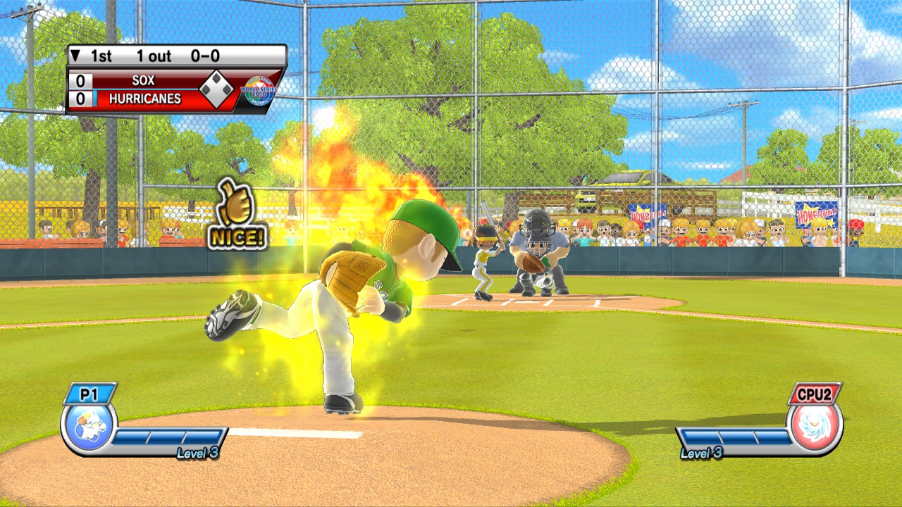 Either Little League World Series 2010 isn't a serious baseball sim, or somebody needs to get to that mound with a fire extinguisher ASAP.