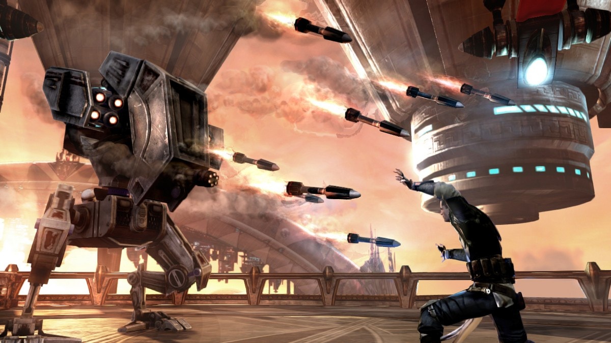 Starkiller can use the force to deflect projectiles back at the enemy.