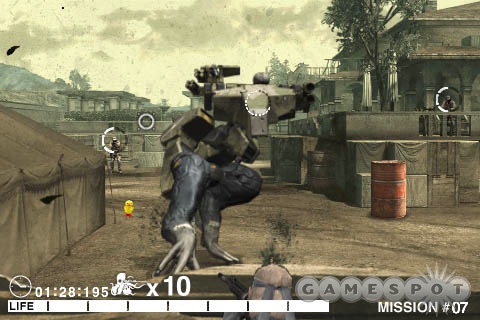 MGS Touch is a shooting gallery instead of a stealth game.