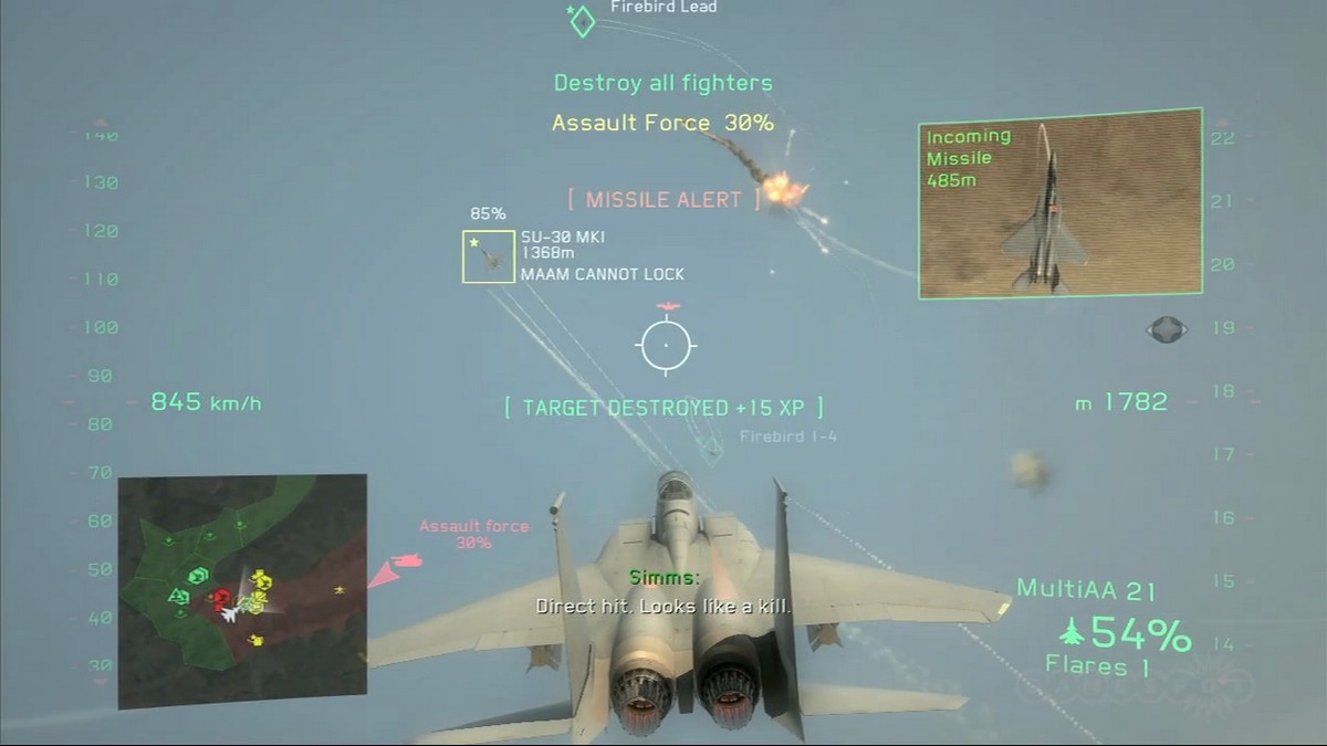 Large-scale dogfights are the best part of HAWX 2.