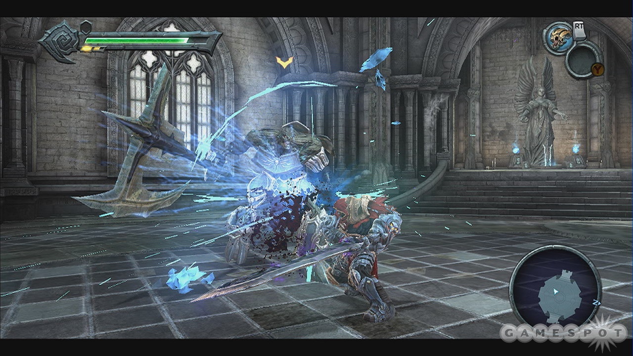 A slick widescreen effect gives battles like these additional flair.
