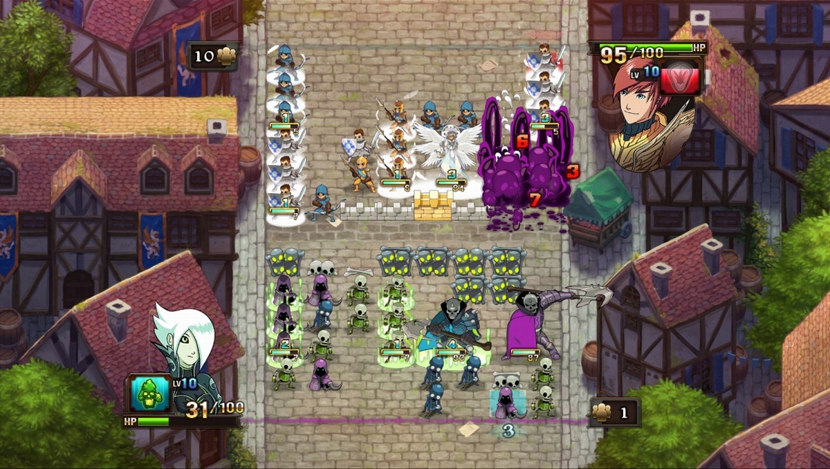 Battles in Clash or Heroes are intricate, match-three puzzle affairs with loads of strategic depth.