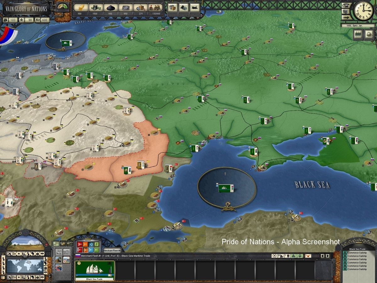 Pride of Nations puts you in control of massive armies across enormous battlefield.