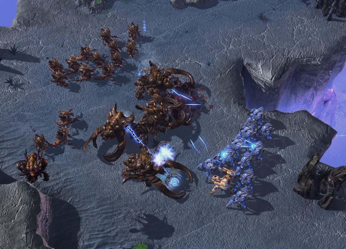 Starcraft II is much faster and relies less on mechanical skills understanding, according to nirvAnA.