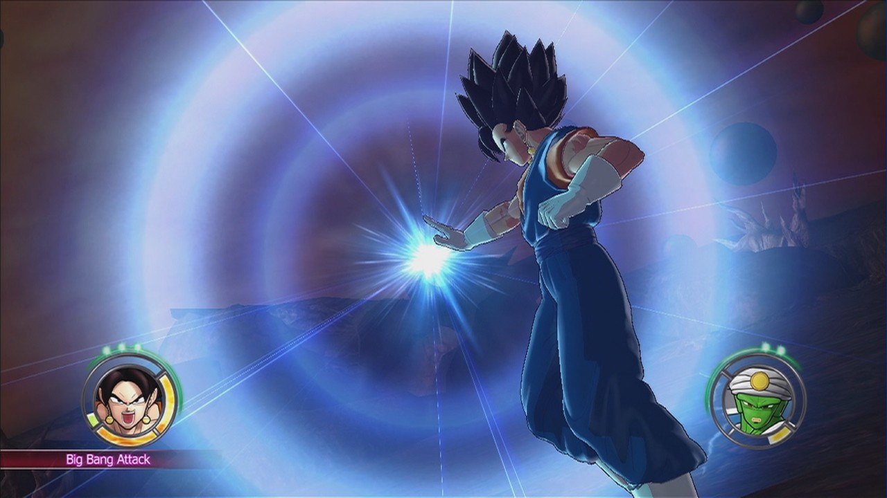 Dramatic camera angles help make the super attacks look awesome.