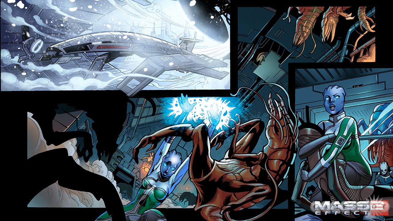 The story of Mass Effect will be relayed to players through motion comics.