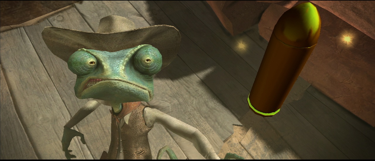 This is Rango, the fearless sheriff.