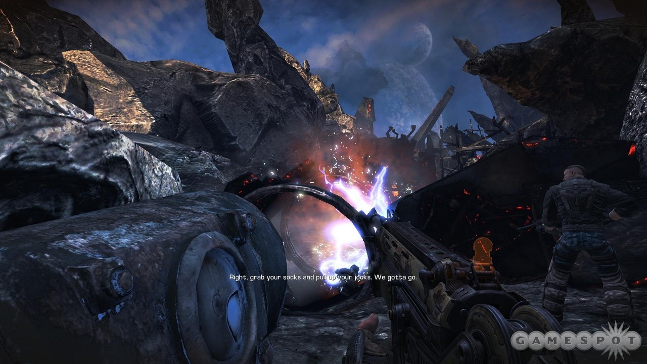 The world of Stygia is one of Bulletstorm's greatest facets.