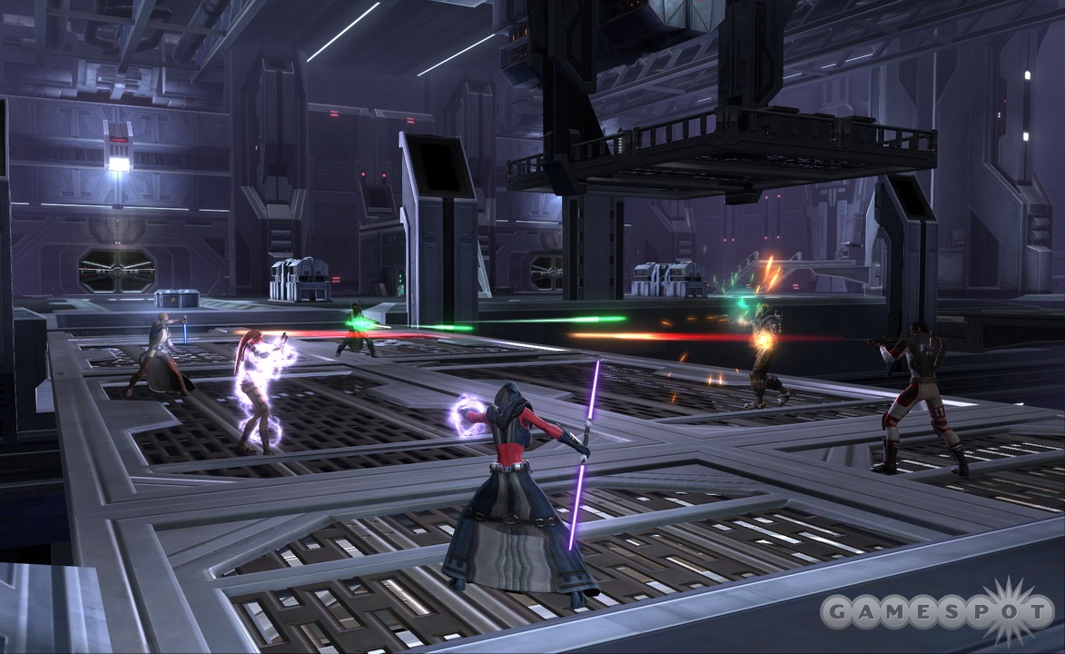 You can join the warzones in The Old Republic later this year.