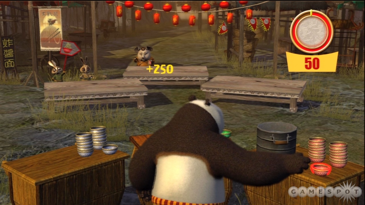 Po helps out in the soup kitchen when he's not punching rhinos.