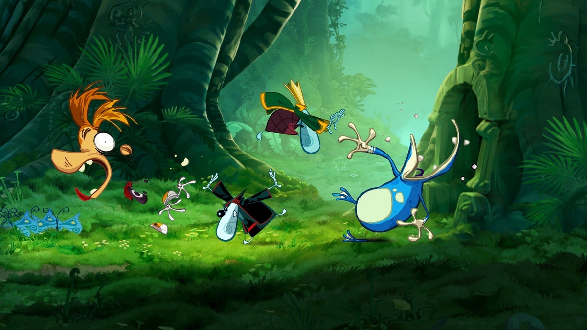 The hand-drawn art looks great in motion, even when you're just punching Rayman's eyes out.