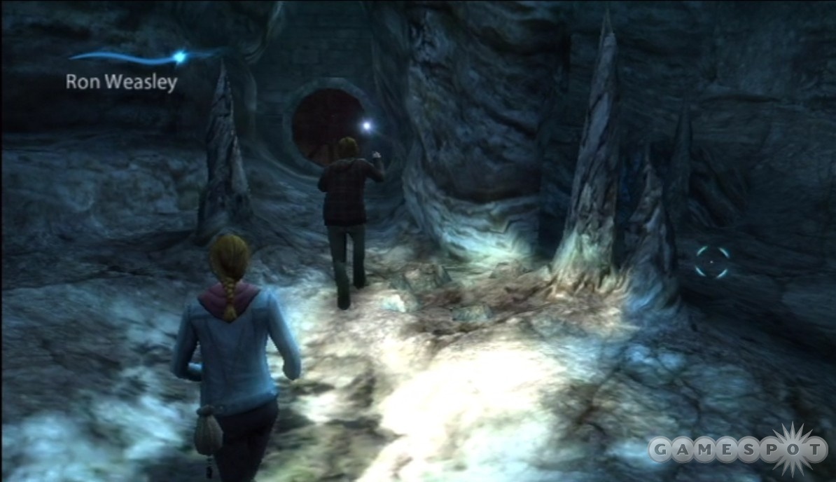 Why does Ron even need that light? In this game, the chamber of secrets is plenty well-lit.