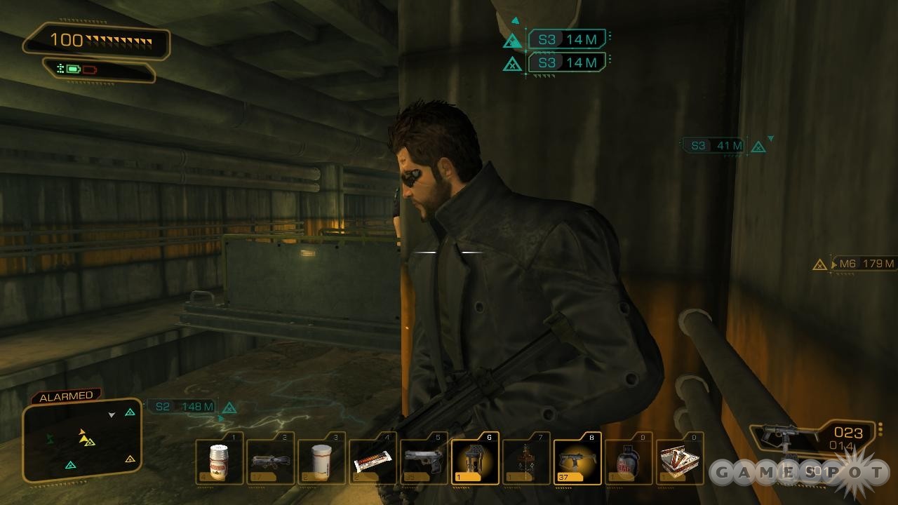 Adam is so cool, he even wears his sunglasses in the sewers.