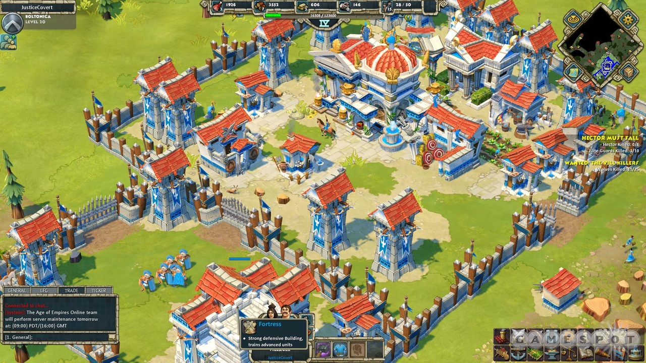 You can never have too many walls and guard towers in quests where you're coming under attack.