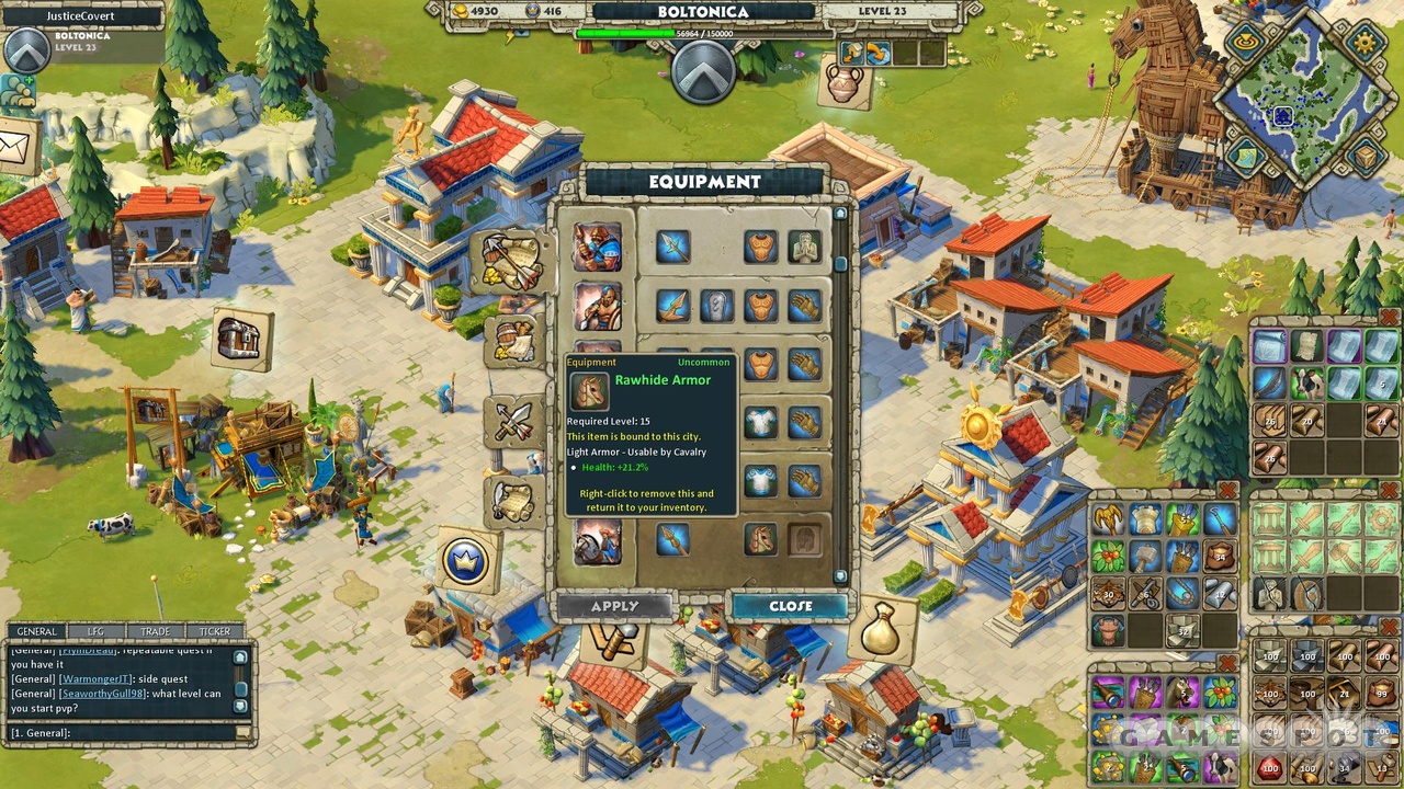 Every one of your units and buildings can be augmented with multiple loot items.