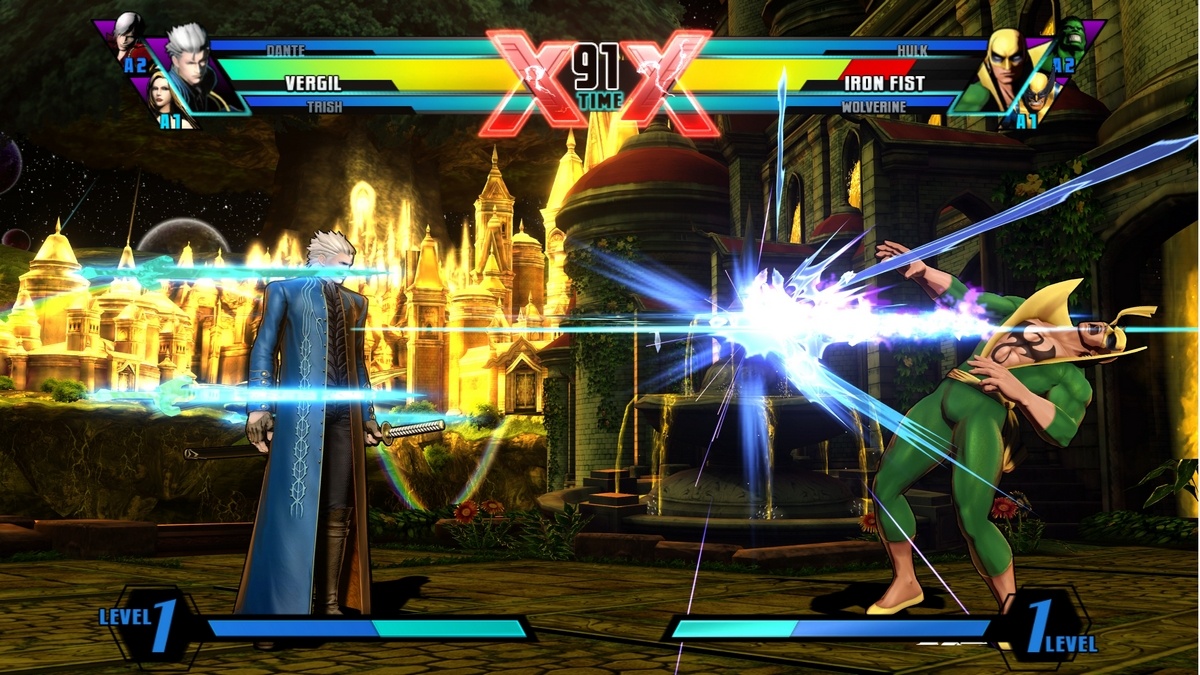 Vergil's Spiral Swords hyper combo has three different modes, all of which are bad news for your opponent.
