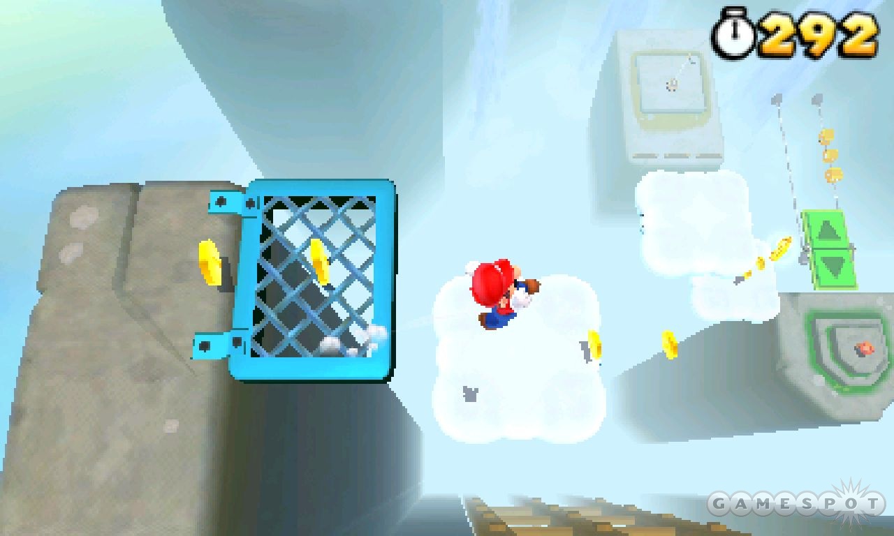 Super Mario 3D Land uses a lot of depth-of-field to showcase the 3D.