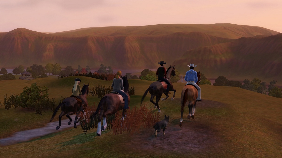 The new setting of Appaloosa Plains allows plenty of room for horses to run around.