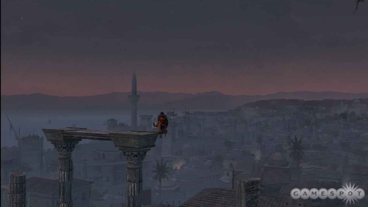 Ezio reflects on his past triumphs. Those were the days, weren't they?